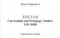 EDC Year 1 Semester 1 Life Skills Student Teacher Textbook (English version)