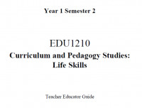 EDC Year 1 Semester 2 Life Skills Teacher Educator Guide (English version)