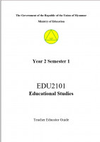 EDC Year 2 Semester 1 Educational Studies Teacher Educator Guide (English version)